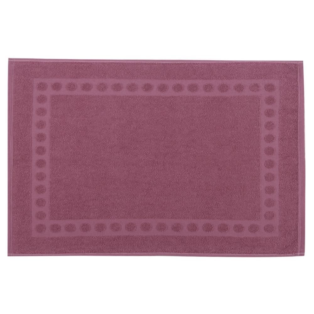 Piso Atoalhado Para Banheiro 100% Algodão Havan Casa - Rosa Madrid