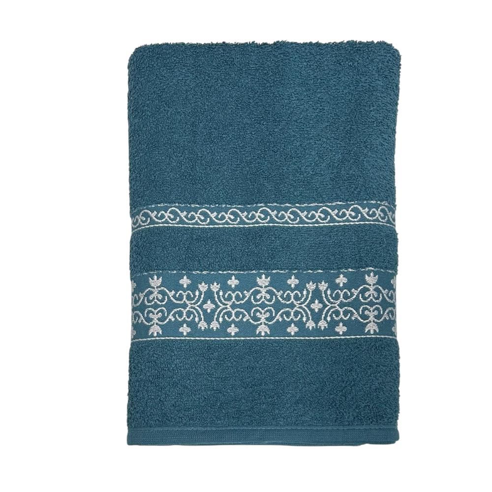 Piso Atoalhado Para Banheiro 100% Algodão Havan Casa - TURQUESA/LUNA