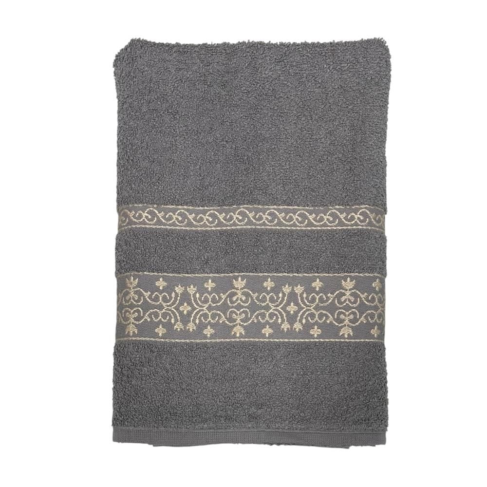 Piso Atoalhado Para Banheiro 100% Algodão Havan Casa - GRAFITE/LUNA