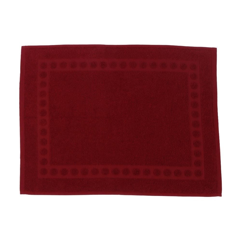 Piso Atoalhado para Banheiro 100% Algodão Havan Casa - Bordô