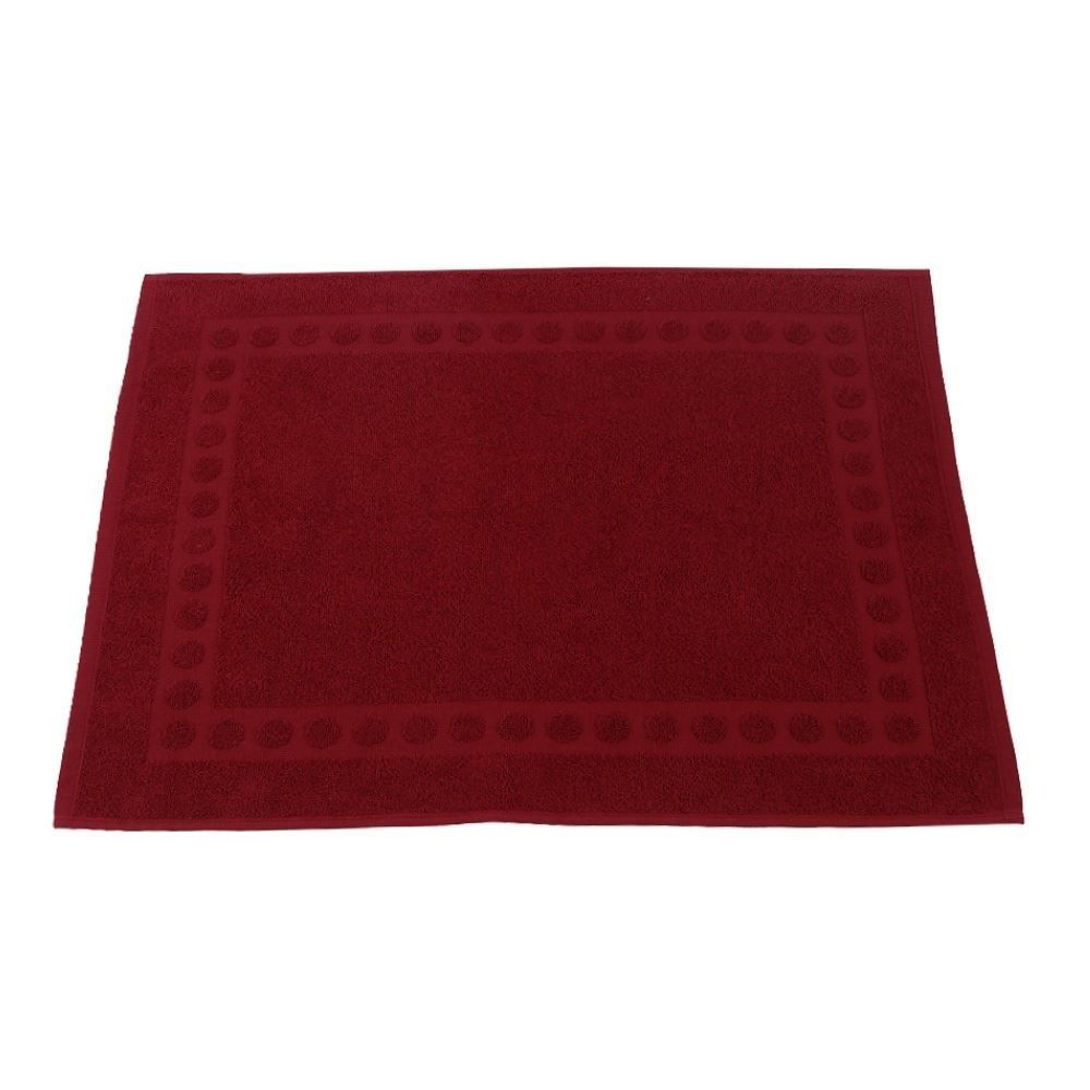 Piso Atoalhado para Banheiro 100% Algodão Havan Casa - Bordô