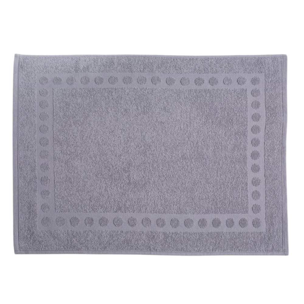 Tapete Piso Atoalhado para Banheiro 100% Algodão Havan Casa - Cinza Jolie