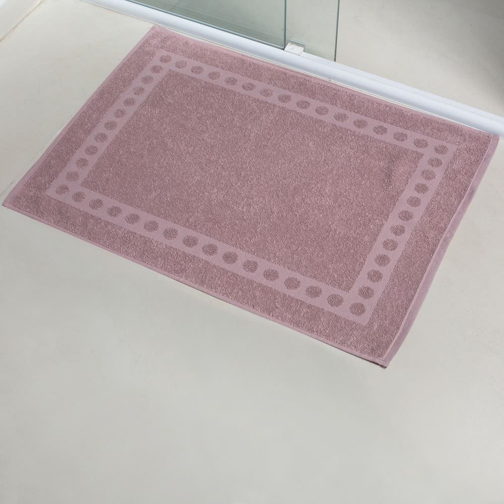 Piso Atoalhado 100% Algodão 65X50cm Havan - Violeta Verona