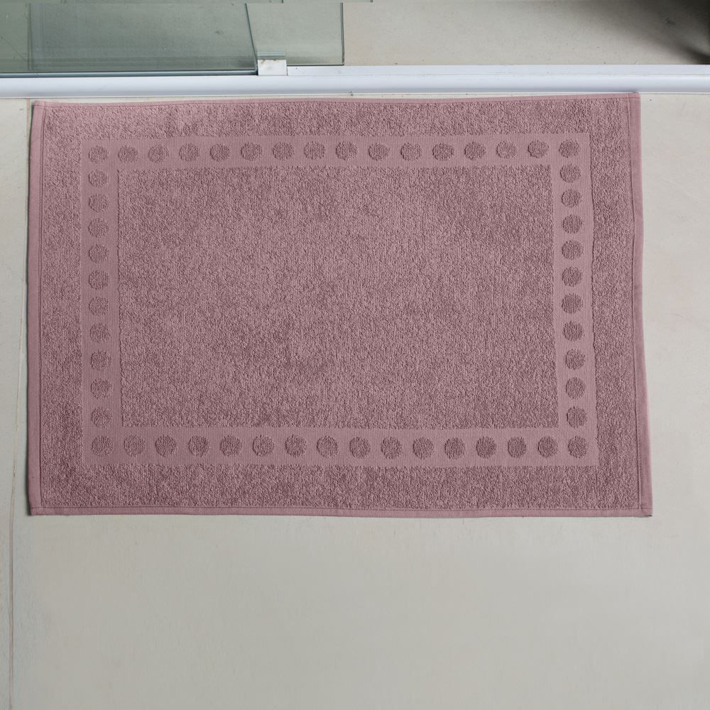 Piso Atoalhado 100% Algodão 65X50cm Havan - Violeta Verona