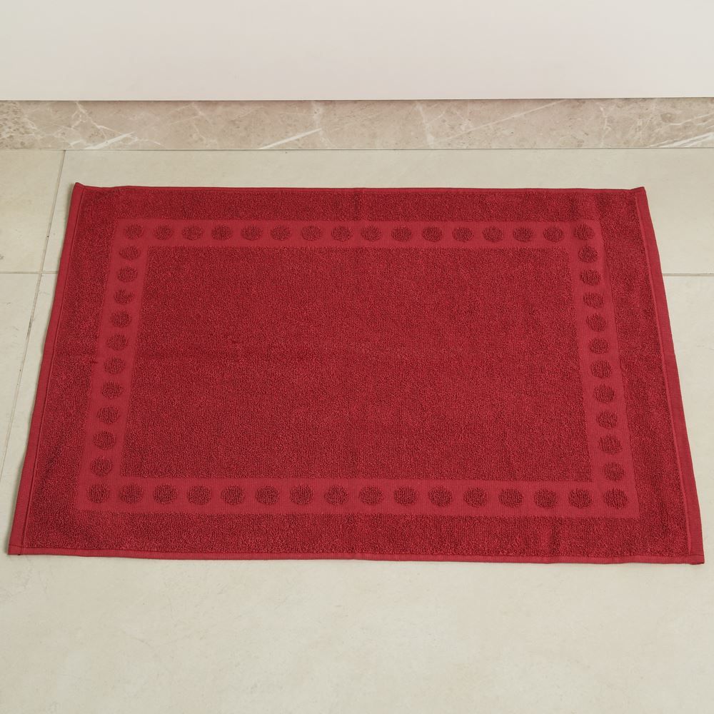 Piso Atoalhado Para Banheiro 100% Algodão Havan - Marsala