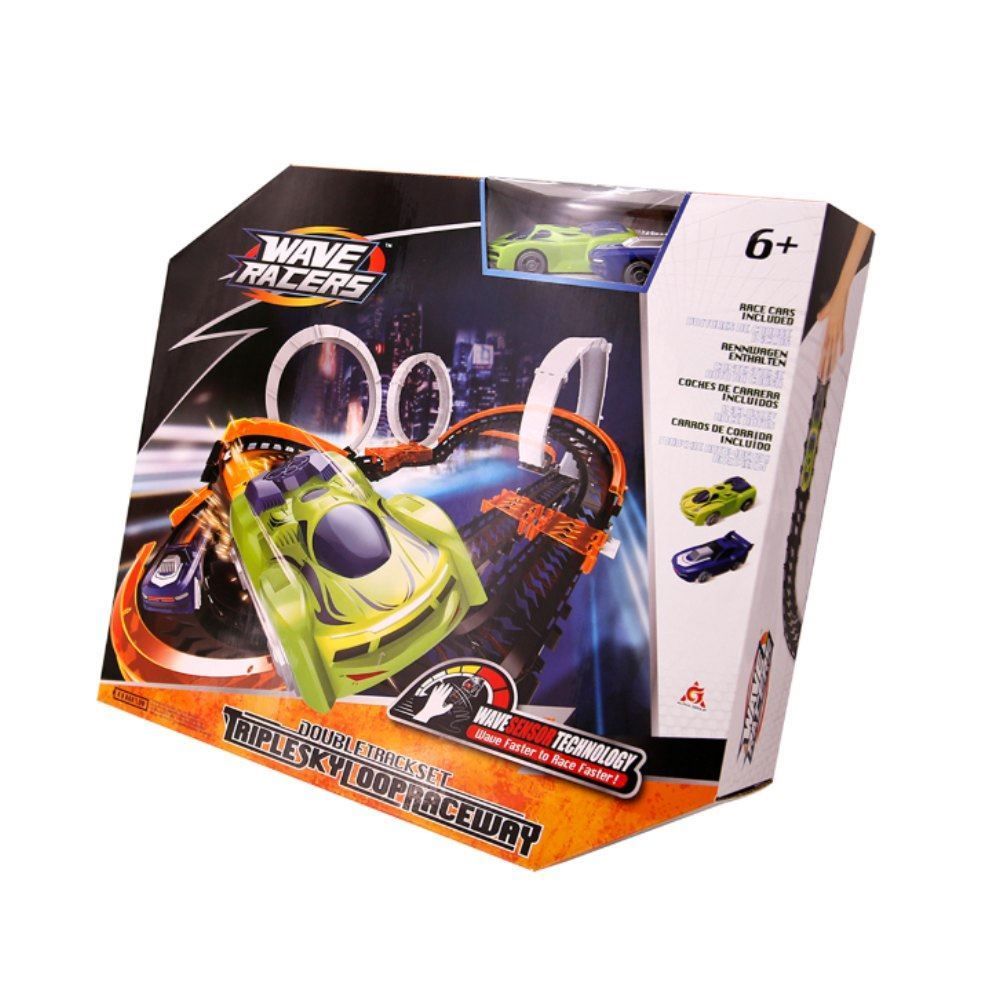 Pista De Corrida Triple Skyloop Wave Racers Fun - F0101-9