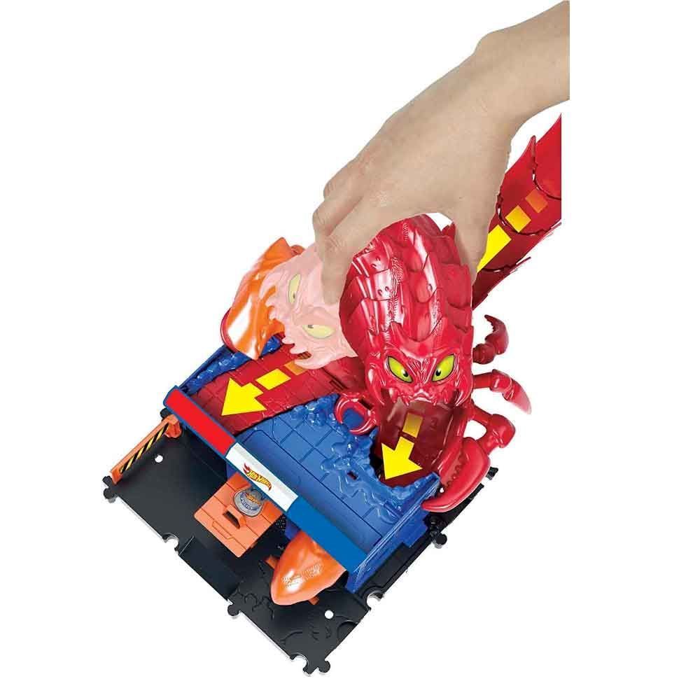 Pista Hot Wheels City Ataque Do Escorpião Mattel - HDR32