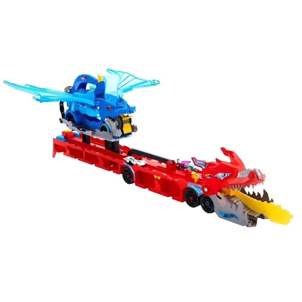 Pista Hot Wheels City Pista Supertrailer de Dragão Mattel - JBM72