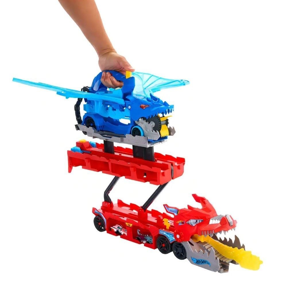 Pista Hot Wheels City Pista Supertrailer de Dragão Mattel - JBM72