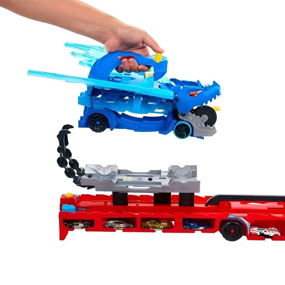Pista Hot Wheels City Pista Supertrailer de Dragão Mattel - JBM72