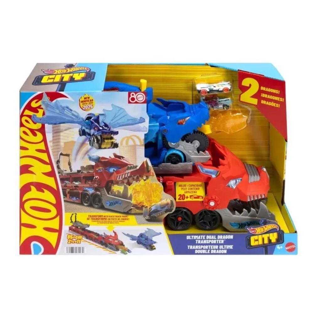 Pista Hot Wheels City Pista Supertrailer de Dragão Mattel - JBM72