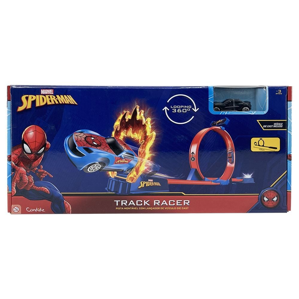 Pista Para Miniveículos Candide Loop Insano Spider Man