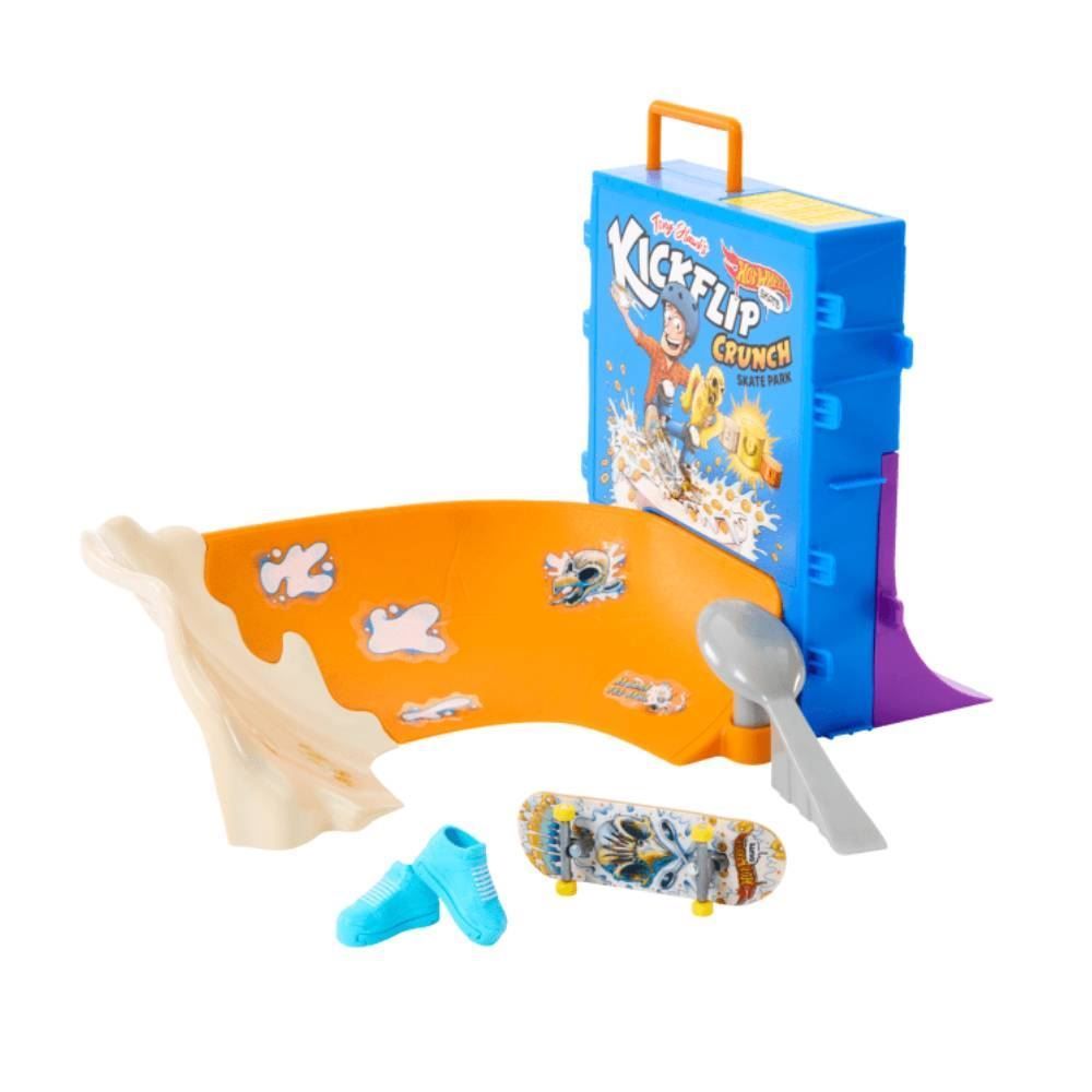 Pista Skate De Brinquedo Set Bowl De Cereal Hot Wheels - HTP09