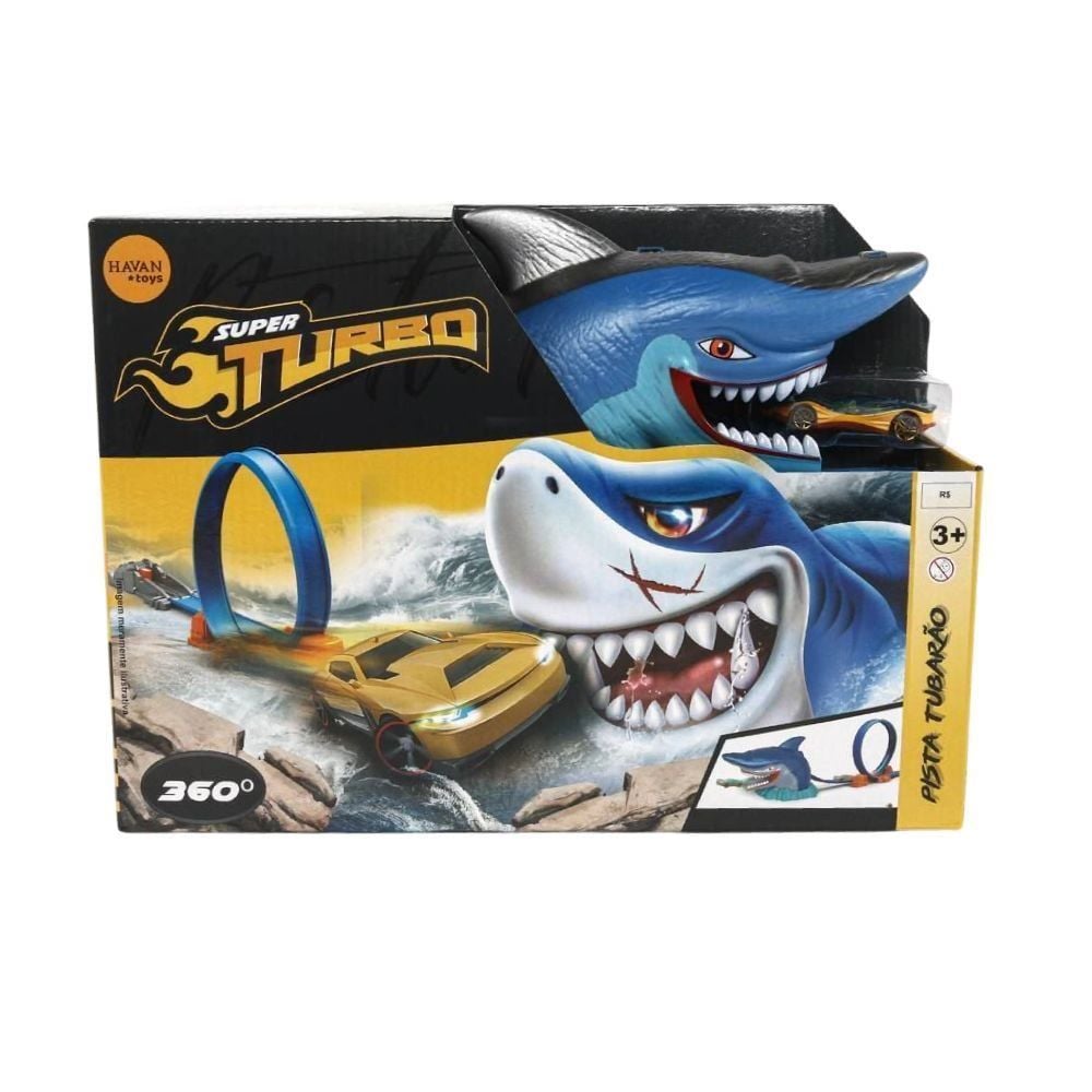 Pista Tubarão Loop 360° com Carrinho Havan Toys - HBR034