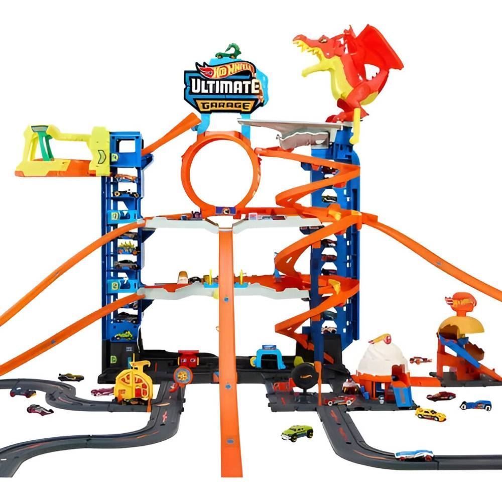 Pista Ultimate Garage Hot Wheels 4 Níveis Com 2 Carrinhos - HKX48