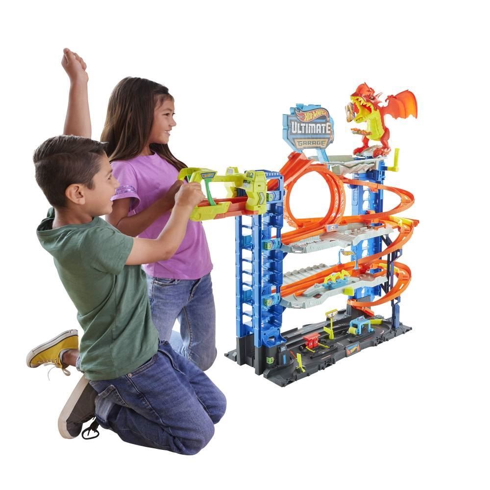 Pista Ultimate Garage Hot Wheels 4 Níveis Com 2 Carrinhos - HKX48