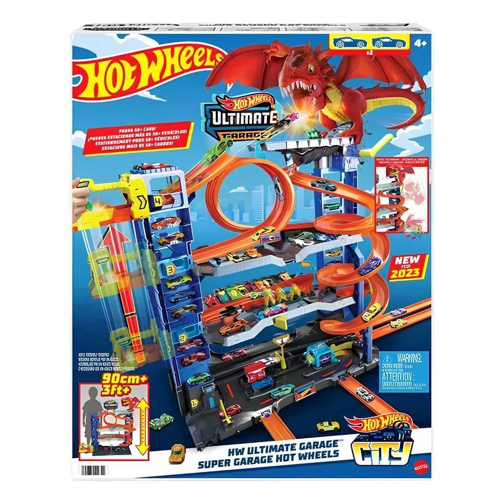 Pista Ultimate Garage Hot Wheels 4 Níveis Com 2 Carrinhos - HKX48