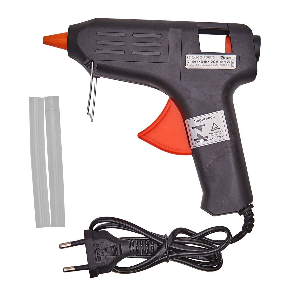 Pistola Cola Quente Grande 40W Western - Bivolt