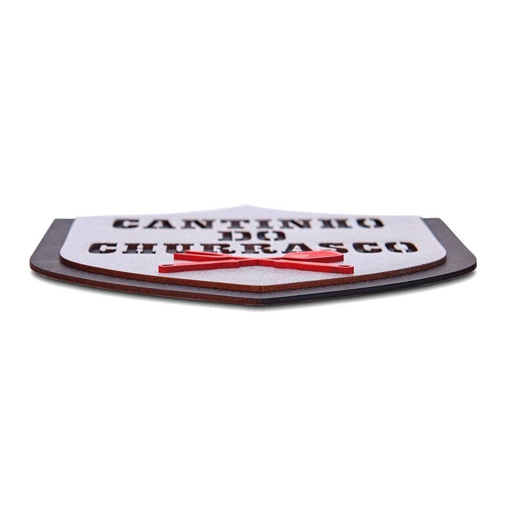 Placa Decorativa Brasão Do Churrasco Grife De Boteco Forgerini - 202