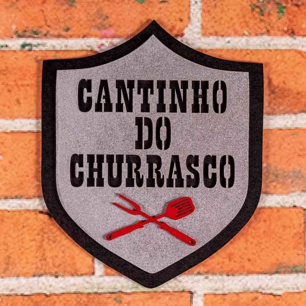 Placa Decorativa Brasão Do Churrasco Grife De Boteco Forgerini - 202