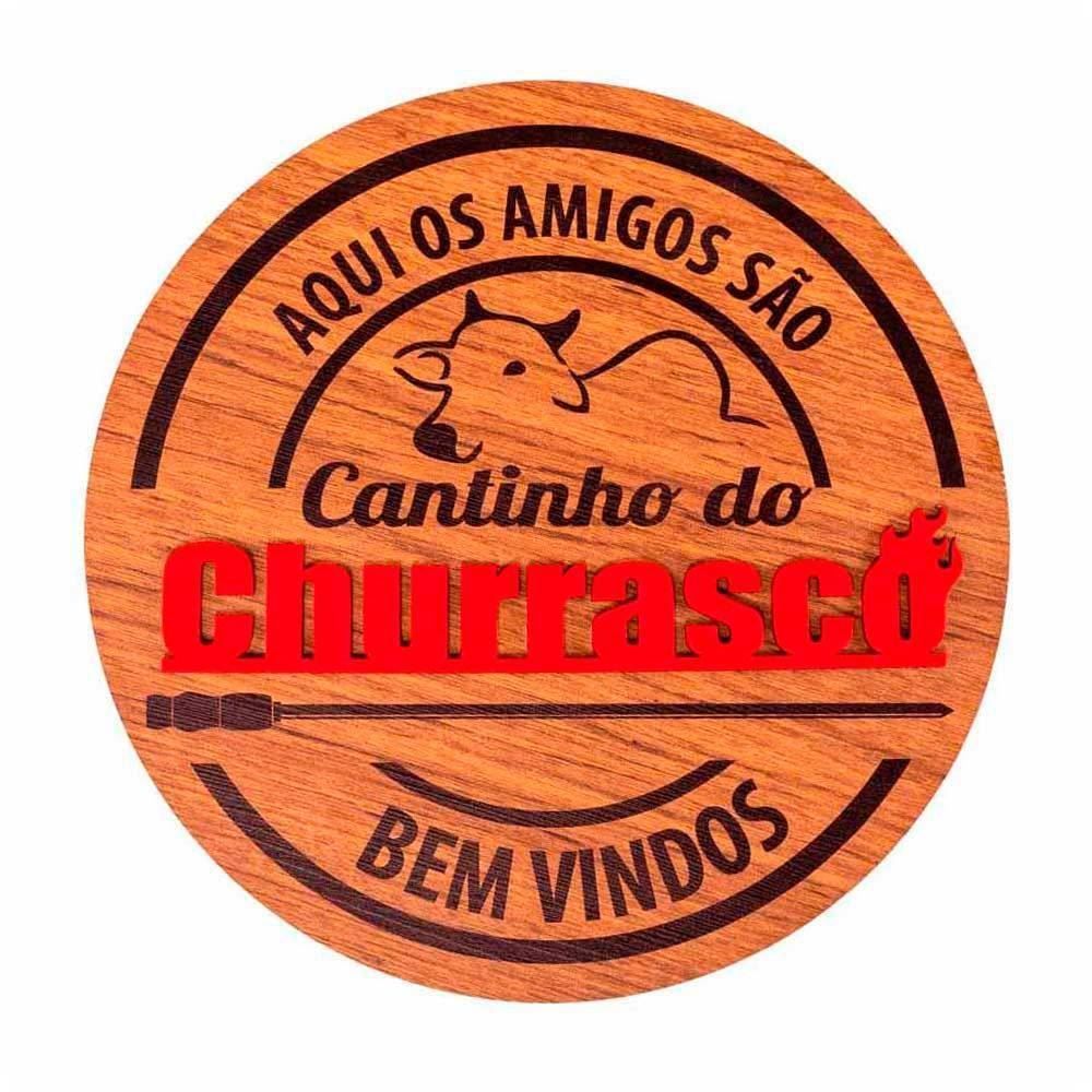 Placa Decorativa Cantinho Do Churrasco Grife Do Boteco Forgerini - 720