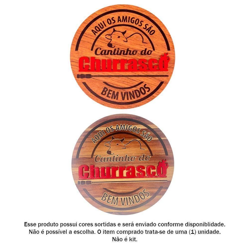 Placa Decorativa Cantinho Do Churrasco Grife Do Boteco Forgerini - 720