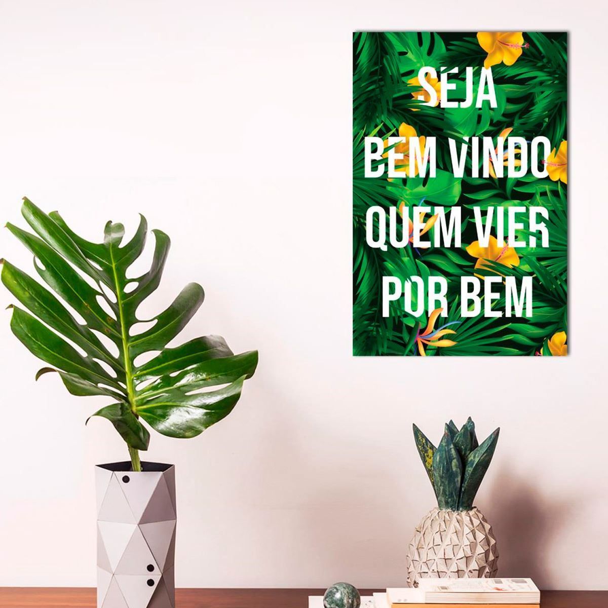 Placa Decorativa Havan Casa 29,5Cm - Bem Vindo