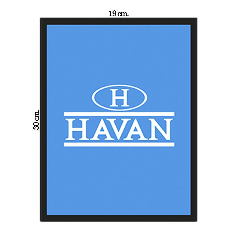 Placa Decorativa Havan Casa 29,5Cm - Pessoas Que Gostam de Comer