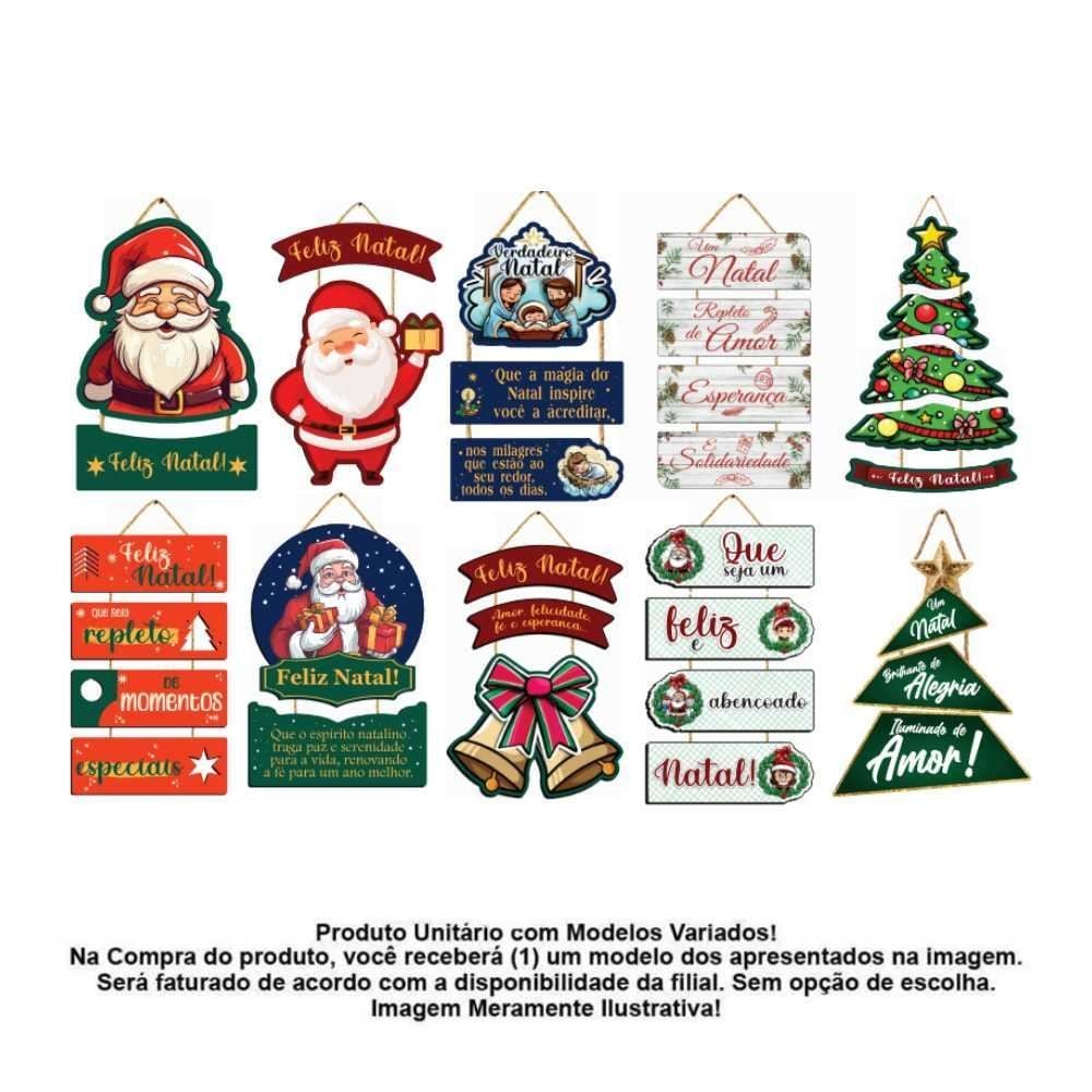 Placa Decorativa Natalina - Mdf