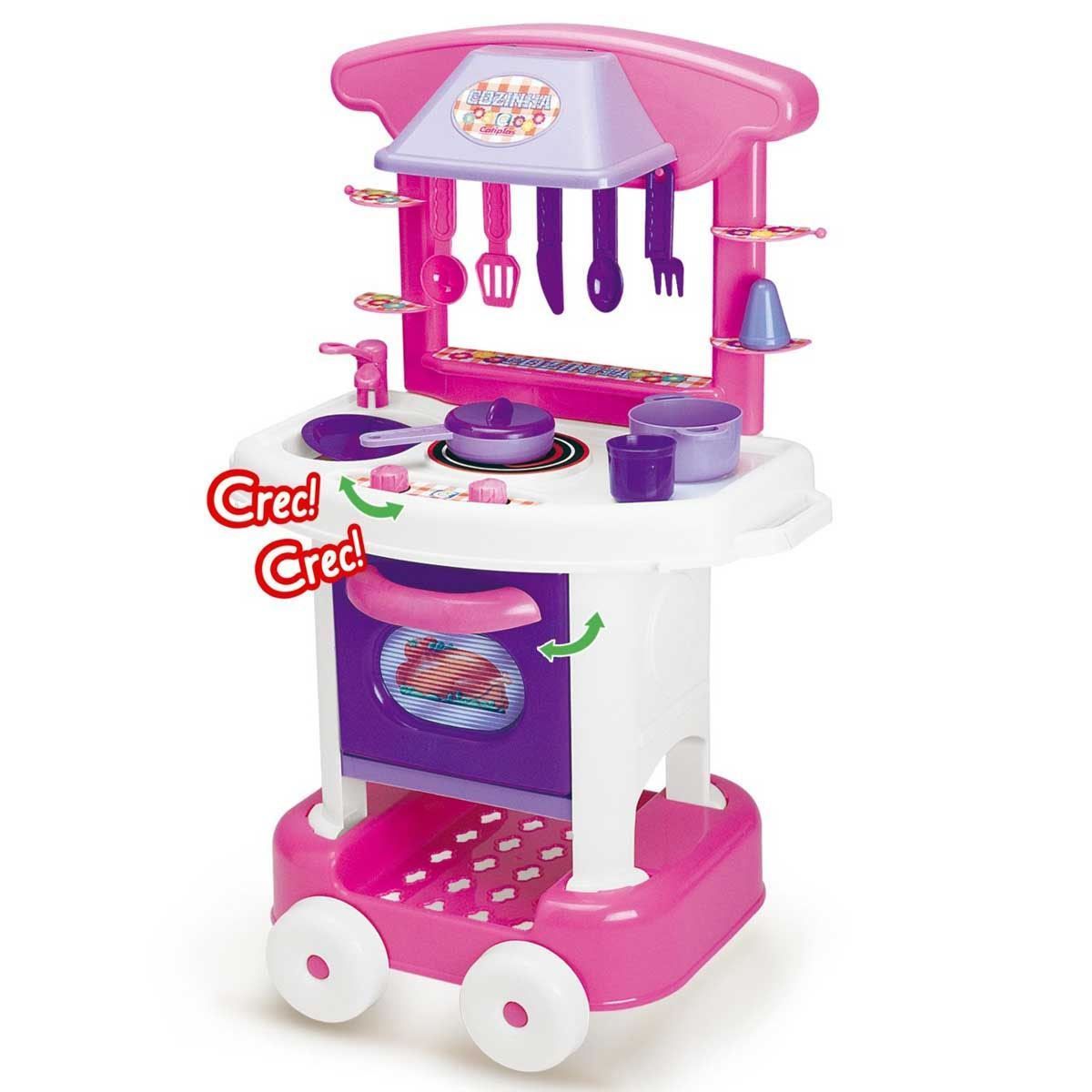 Cozinha Infantil Play Time 2008 Cotiplás - Rosa
