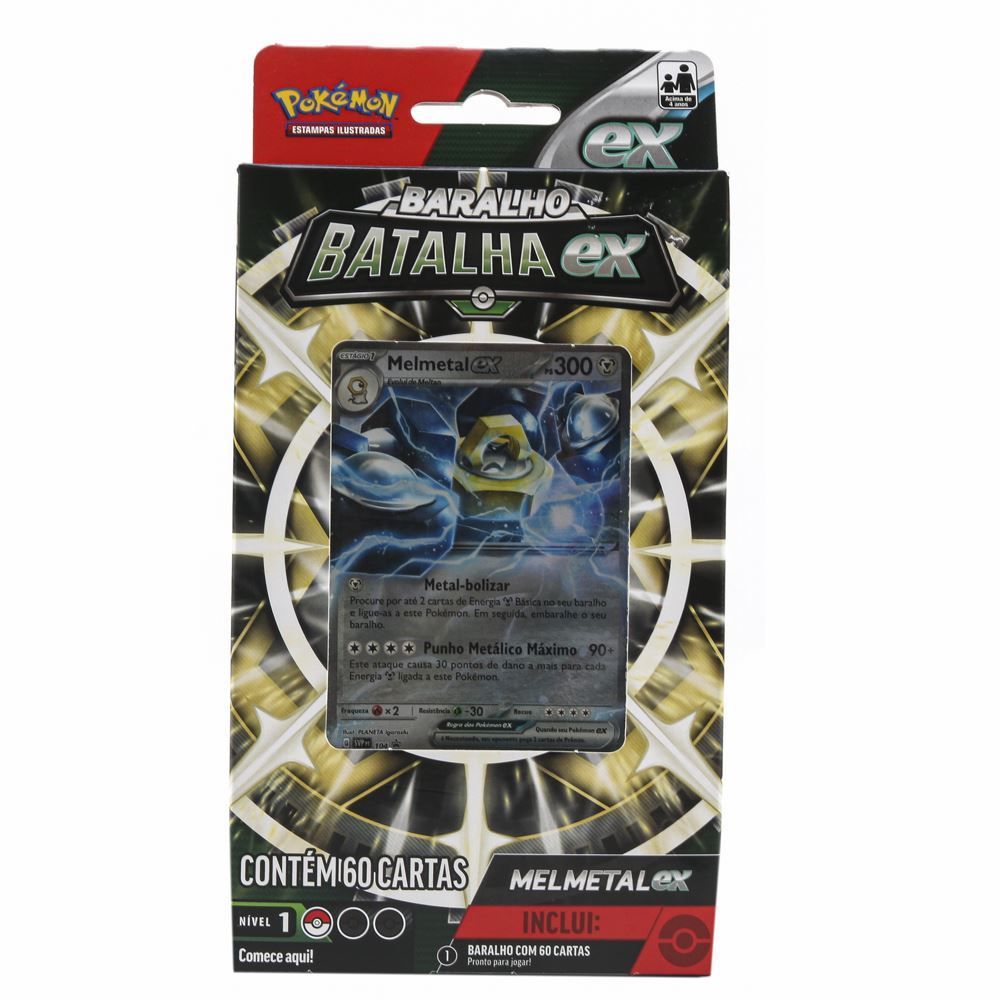Pokémon Deck Batalha Ex Melmetal E Houndo - 33946 