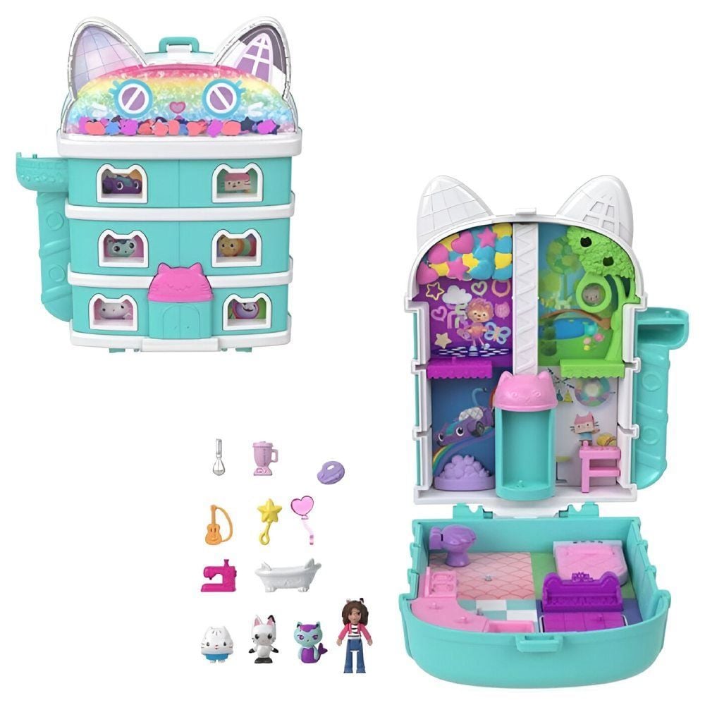 Polly Pocket Estojo Gabby's Dollhouse Mattel - JFV02