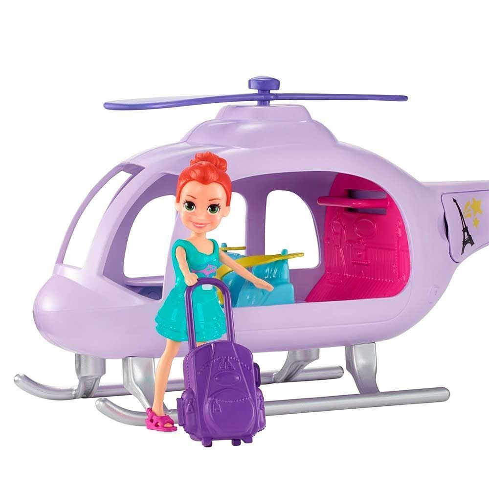 Polly Pocket Helicóptero Da Polly Playset Mattel - GKL59