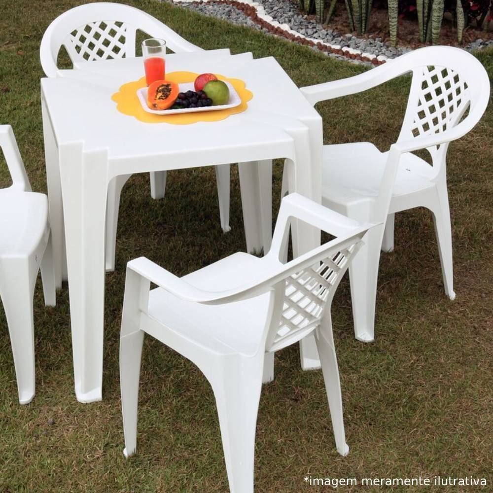 Cadeira De Plástico Tramontina Iguape 92221/010 - Branco