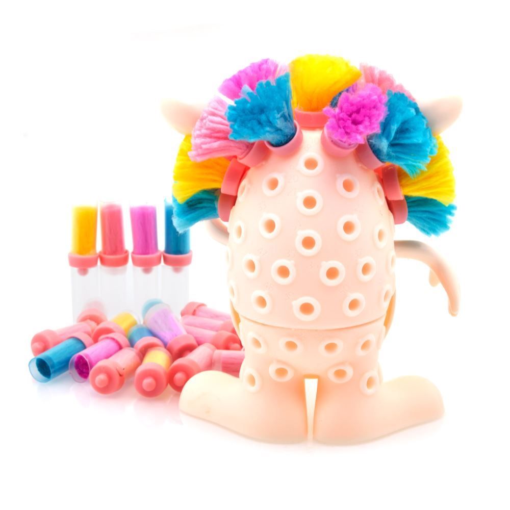 Porco Espinho Coloca Cabelo Lilás Havan Toys - HBR0512