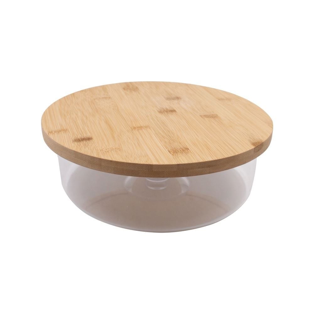 Porta Bolo De Bambu Com Tampa 28Cm - Havan Casa