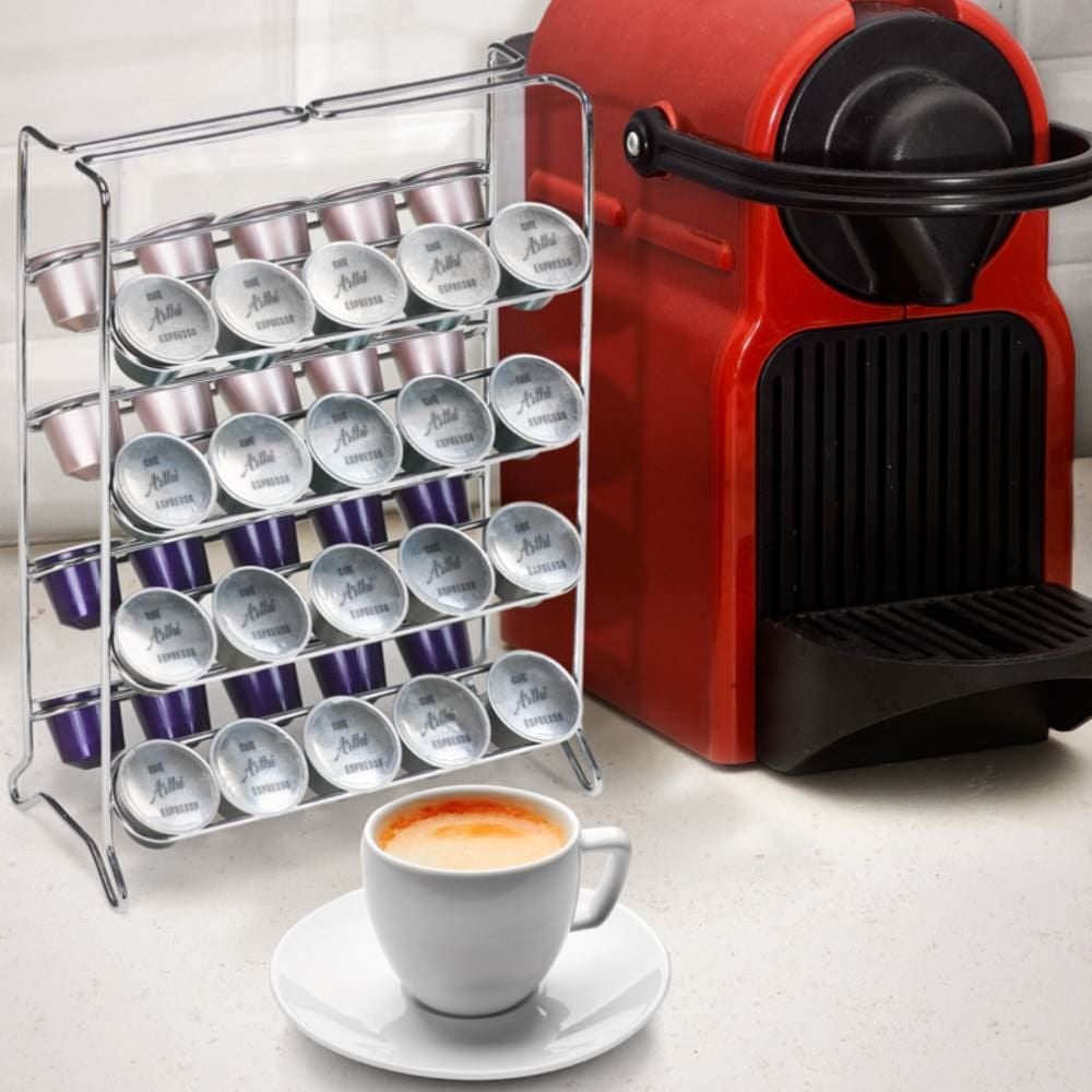 Suporte para 40 Cápsulas de Café Nespresso Arthi - Aço