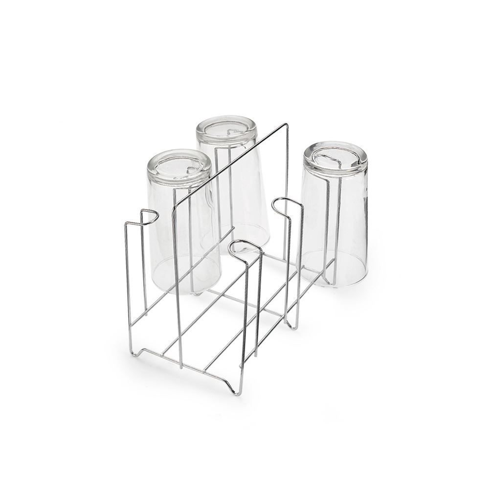 Porta Copos de Mesa 6 Lugares Arthi - Cromado