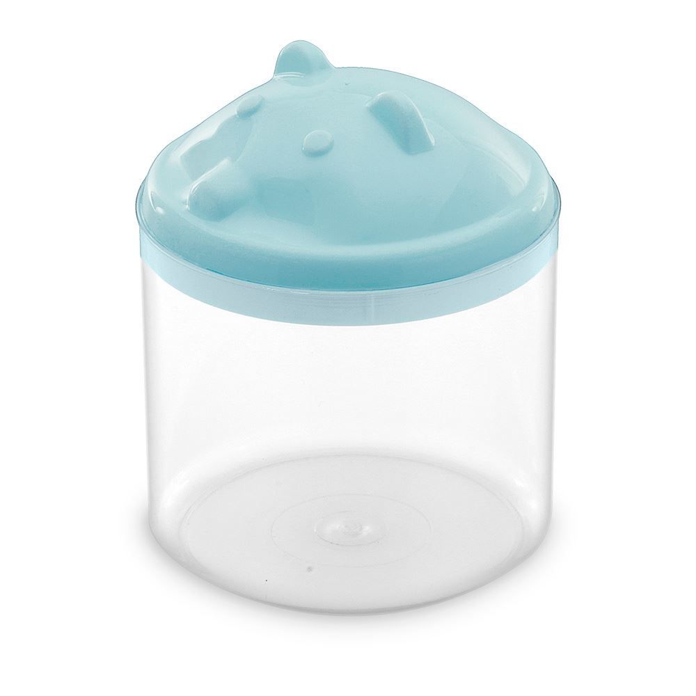 Porta Cotonete Urso Transparente Havan Baby - Nevoa