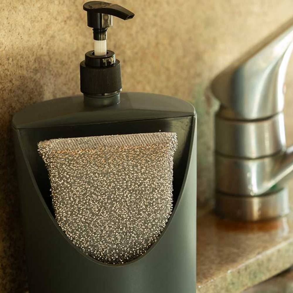 Porta Detergente Com Espaço Para Esponja Powermaid Camesa - 500Ml