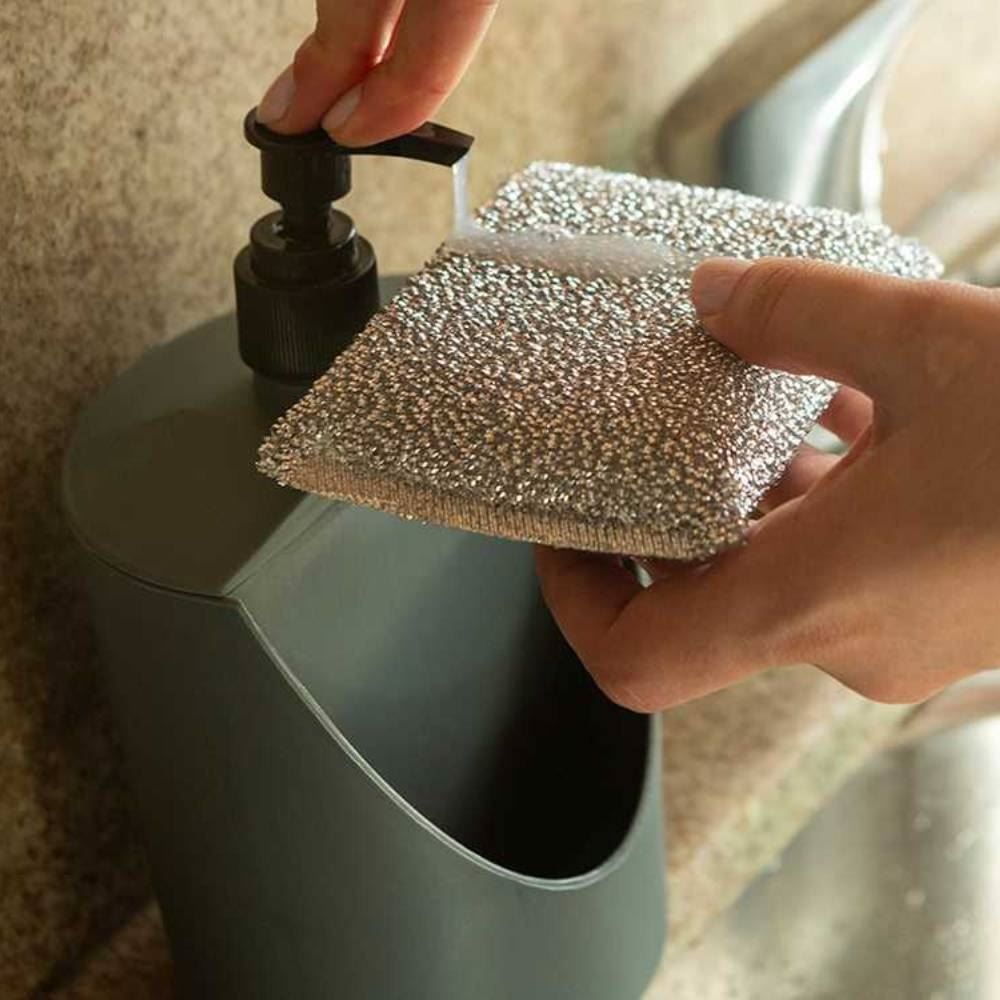 Porta Detergente Com Espaço Para Esponja Powermaid Camesa - 500Ml