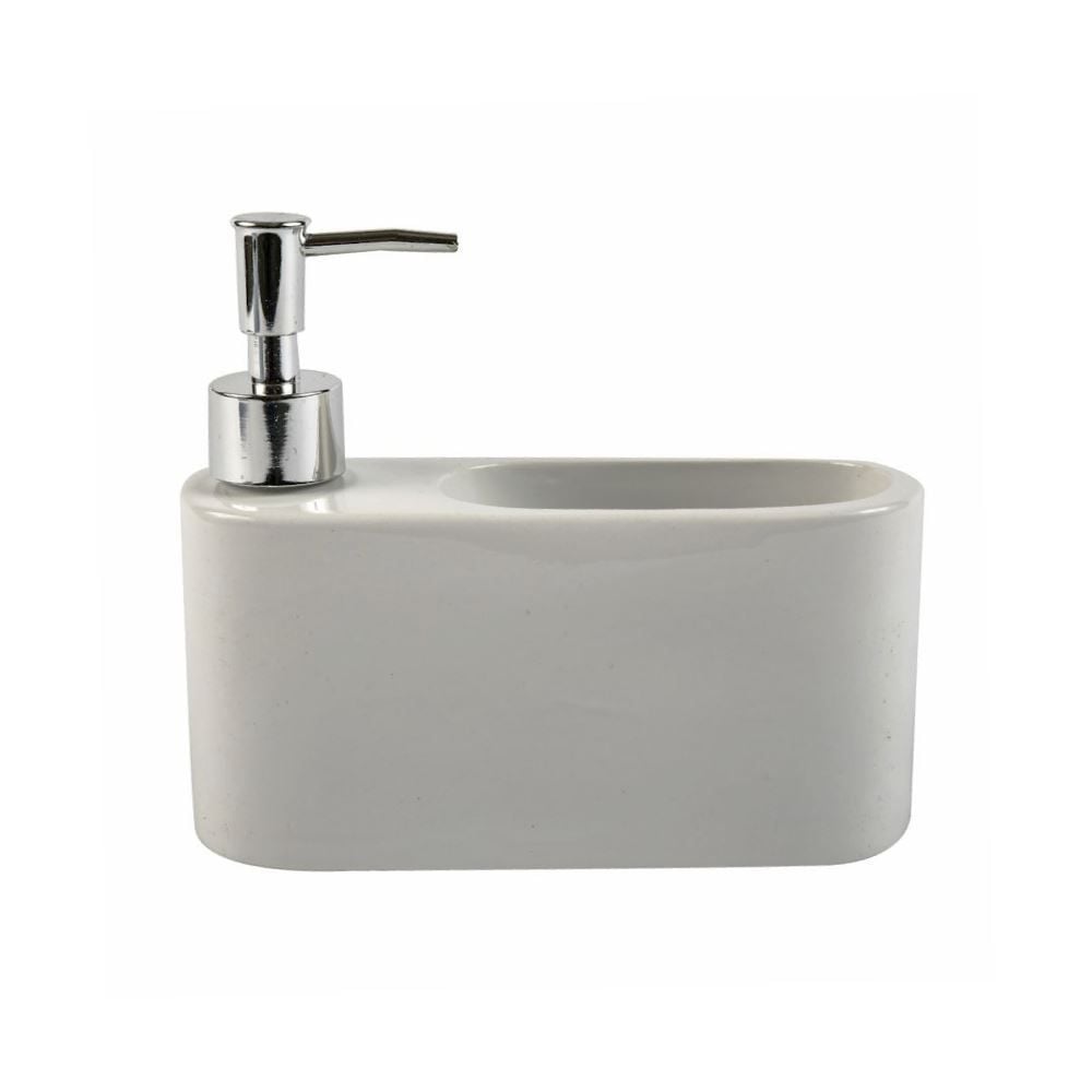 Porta Detergente Com Suporte Para Esponja Casa Limpa Lyor 380Ml - Cerâmica