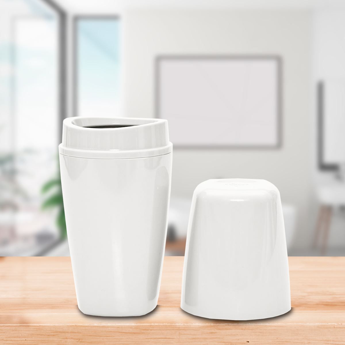 Porta Escova Martiplast Tule News 20,5Cm - Branco