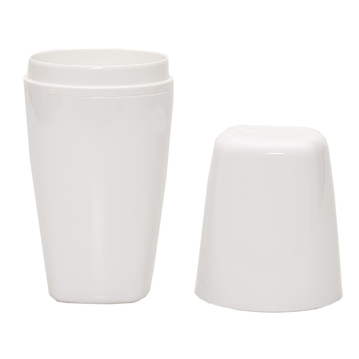 Porta Escova Martiplast Tule News 20,5Cm - Branco