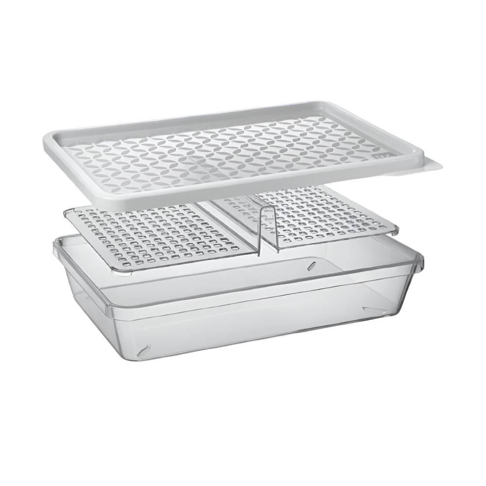 Porta Frios Com Tampa Uz 27,4Cm - Transparente