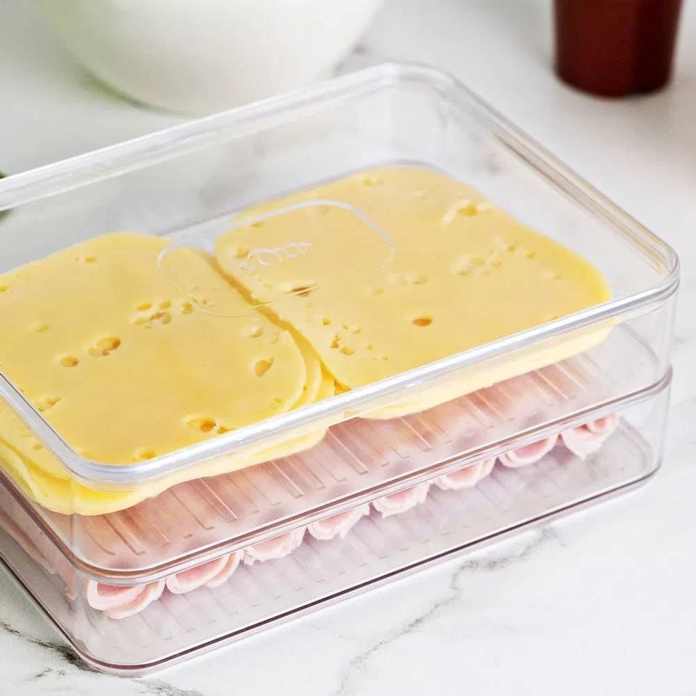 Porta Frios Duplo Clear - Transparente 