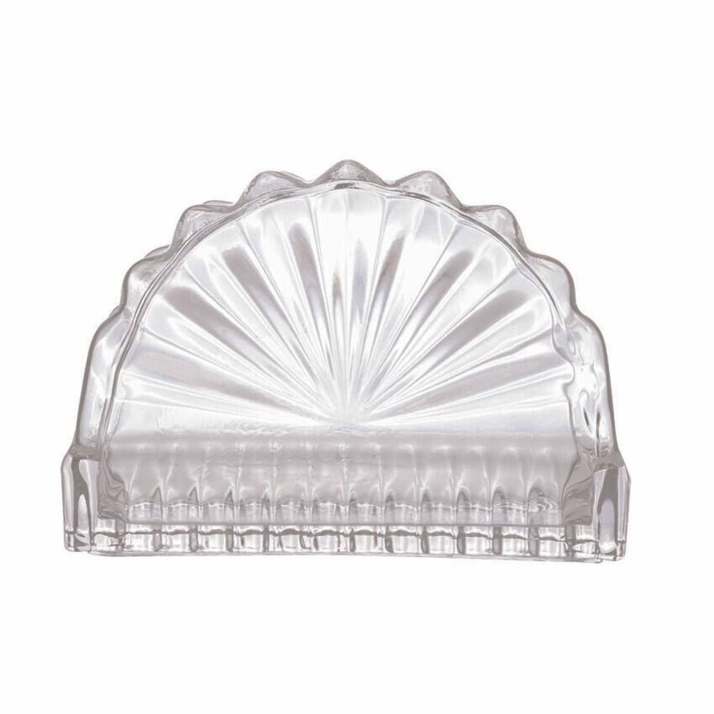 Porta Guardanapos De Vidro Lyor 12Cm - Transparente 