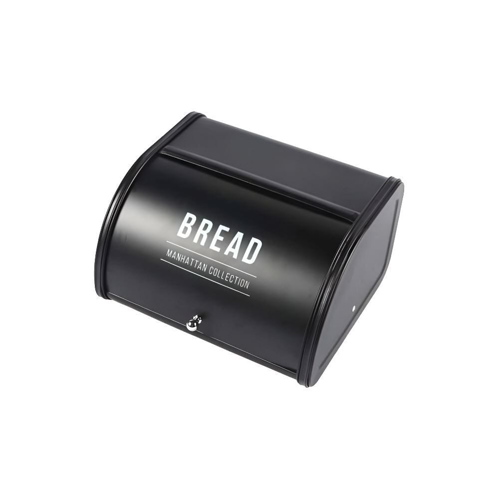 Porta Pão De Aço Manhattan Hauskraft 30 Cm - Preto 