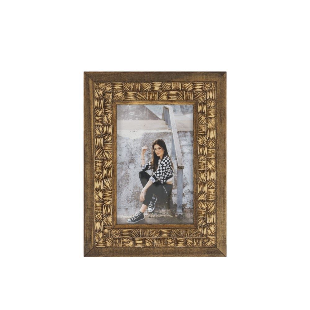 Porta Retrato De Madeira Bw Quadros 10X15cm - Coco