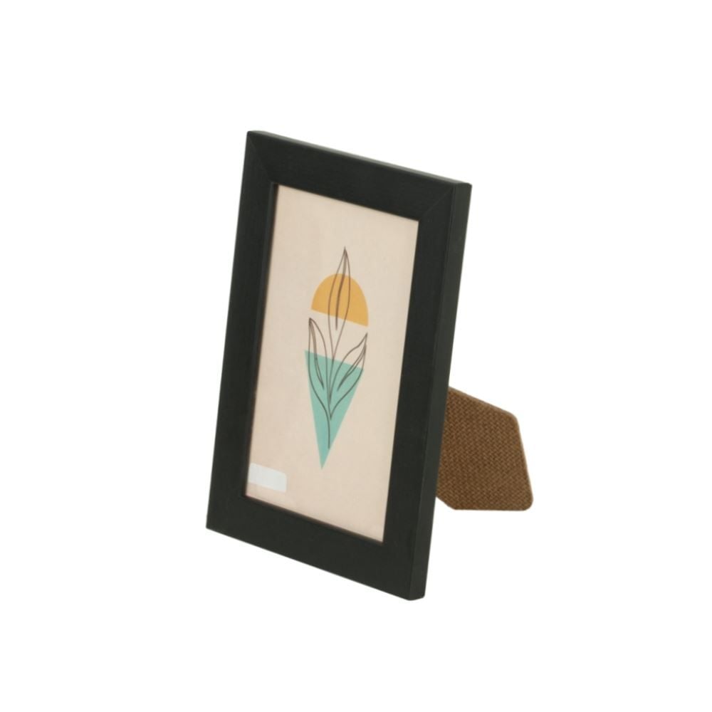 Porta Retrato De Madeira Bw Quadros 15X21cm - Preto 